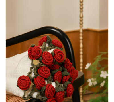Manta Floral Tejida - Transformable en Ramo de Rosas - Image 27
