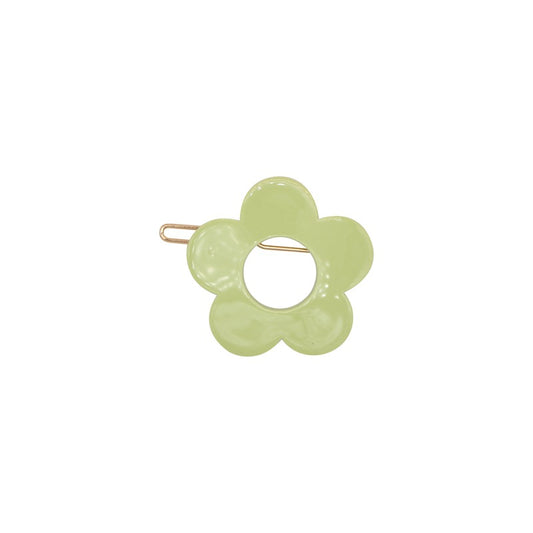Pinza de Cabello en Forma de Flor - Clip Lateral en Colores Dulces