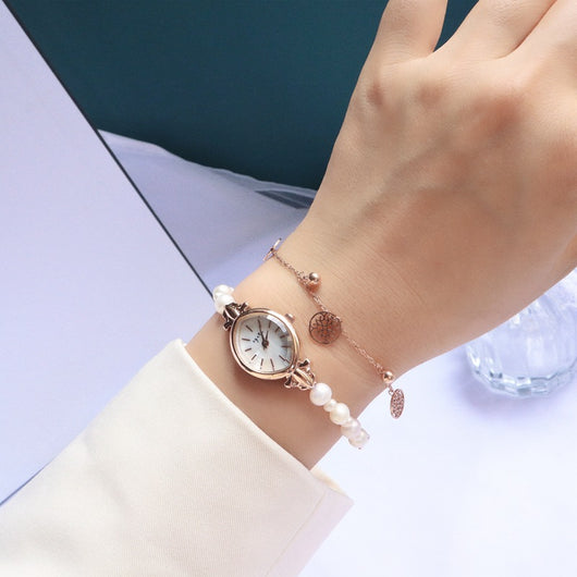 Reloj Pulsera Mujer Nácar Perla - Elegancia Atemporal - Image 3
