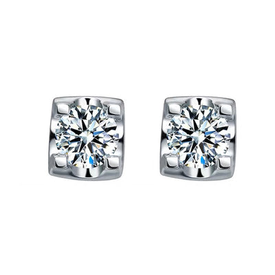 Aretes de Diamante Moissanita con Cabeza de Toro Elegante y Minimalista - Image 7