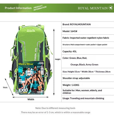 Mochila de Campamento Impermeable de Gran Capacidad - Image 9