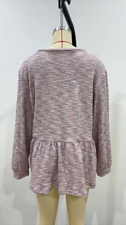 Blusa Tie-Dye con Volantes y Mangas Farol - Image 23