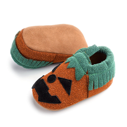 Zapatos de Lona Halloween Calabaza para Bebés - Calzado Suave para Primeros Pasos - Image 8