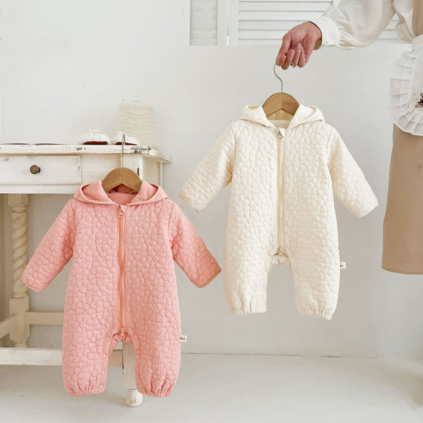 Mameluco Acolchado para Bebé - Abrigo Cálido Otoño Invierno Niño y Niña