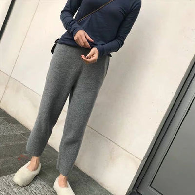 Pantalones Anchos Sueltos para Mujer - Estilo Casual Otoño - Image 5