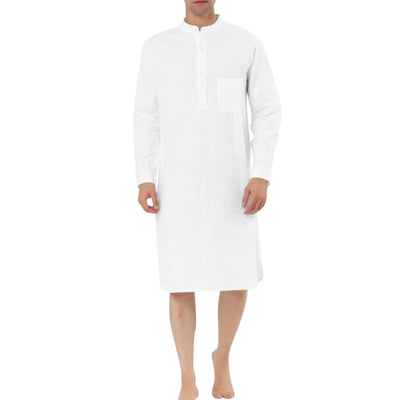 Bata Camisera Clásica con Bolsillos para Hombre - Image 33
