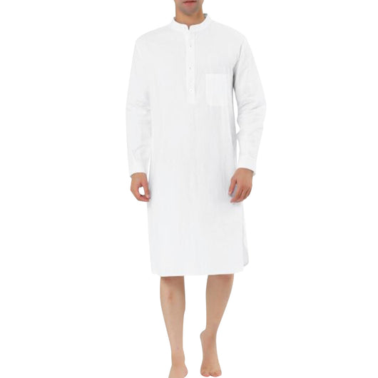 Bata Camisera Clásica con Bolsillos para Hombre - Image 33