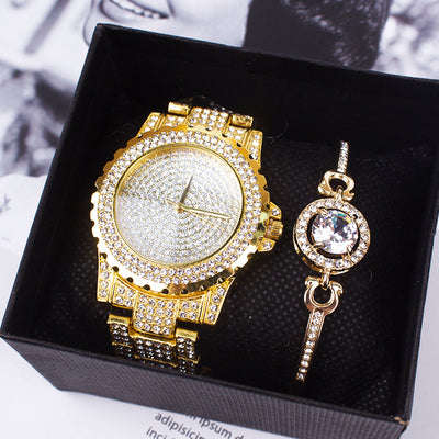 Reloj de Dama con Correa de Acero y Cristales Brillantes Gypsophila - Image 11