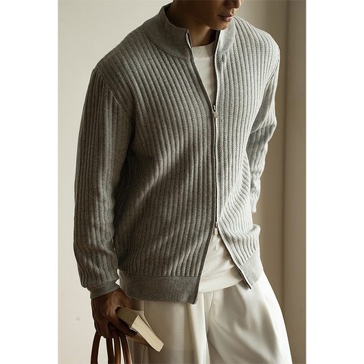Cardigan con Cierre Casual para Hombre - Suéter Abrigo Versátil - Image 3