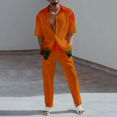 Conjunto Deportivo Casual de Manga Larga Multicolor