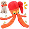 Juguete Pulpo de Peluche con Sonido para Perros - Juguete Masticable para Limpiar Dientes