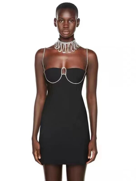 Vestido Ajustado con Strass Efecto Reductor y Diseño Sensual - Image 5