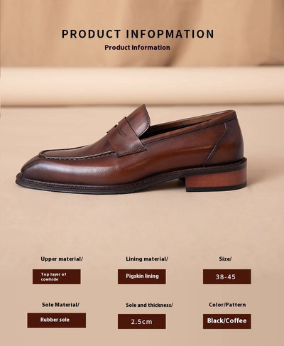 Zapatos Casuales de Cuero Genuino para Hombre - Outdoor - Image 26