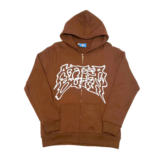Sudadera Cardigan Hip-hop con Capucha para Hombre - Image 11