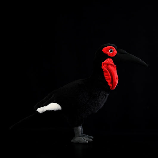 Peluche Pájaro Secretario Rojo - Juguete Realista de Ave Terrestre - Image 5