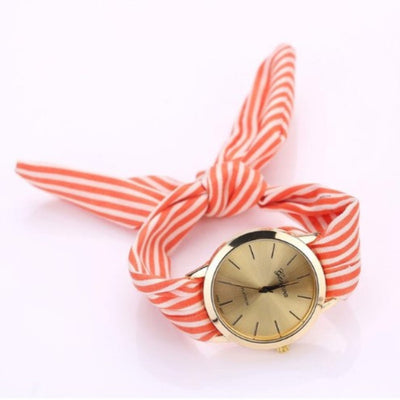 Reloj de Pulsera con Banda Floral sin Hebilla - Diseño Moderno y Versátil - Image 9