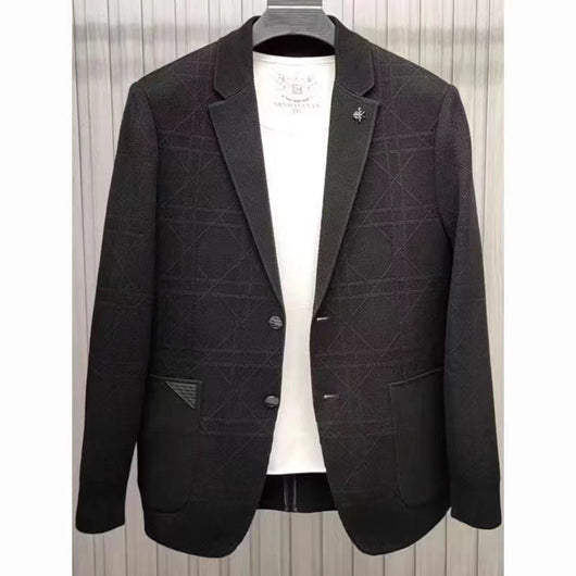 Suéter Tipo Saco Otoño-Invierno para Hombre con Textura Jacquard - Image 3