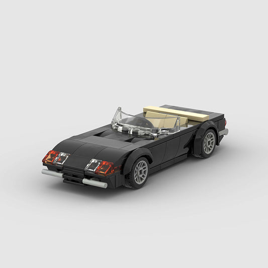 Juego de Construcción Puzzle Auto Convertible Retro de Carreras con Piezas Pequeñas