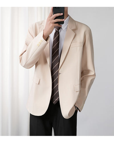 Blazer Casual Elegante Estilo Coreano para Hombre - Image 17
