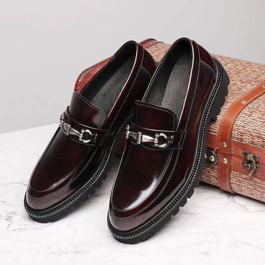 Zapatos Gommino con Hebilla Horse Street en Cuero Japonés Pulido para Hombre - Image 29