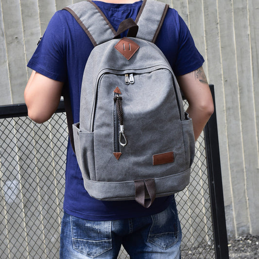 Mochila Retro para Hombre - Bolsa de Viaje Casual