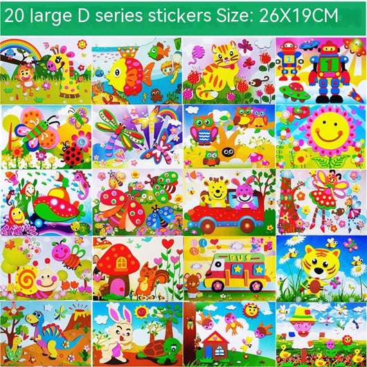Pegatinas 3D Impresas Creativas para Niños - Image 12