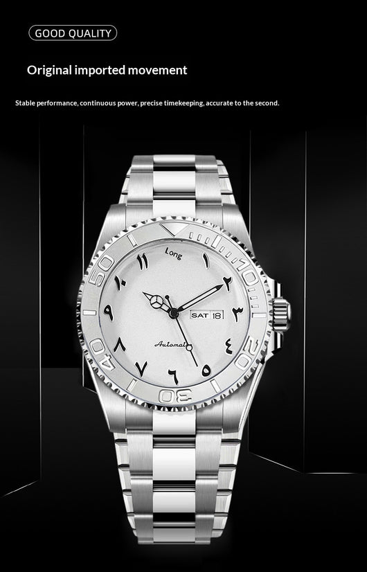Reloj Mecánico Deportivo para Hombre con Esfera Luminosa, Calendario y Resistencia al Agua - Image 12