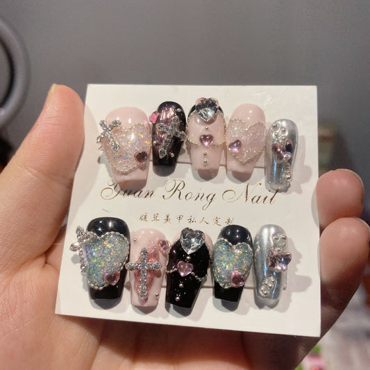 Uñas Postizas Adhesivas - Parches de Uñas Decorativas