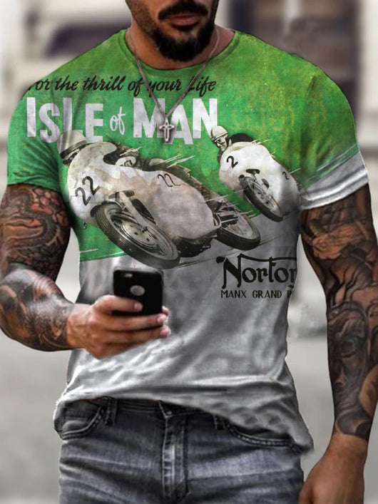 Playera 3D Estampada para Hombre - Diseño Macho Casual Deportivo - Image 4