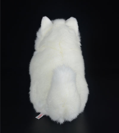 Peluche Samoyedo Realista - Juguete Animal de Simulación - Image 3