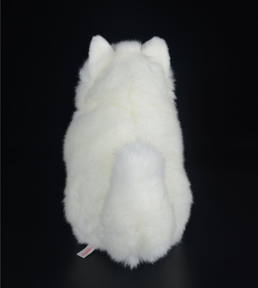 Peluche Samoyedo Realista - Juguete Animal de Simulación - Image 3