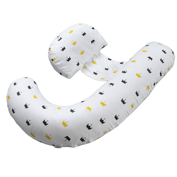Almohada de Maternidad Tipo F con Soporte para la Cintura - Image 4