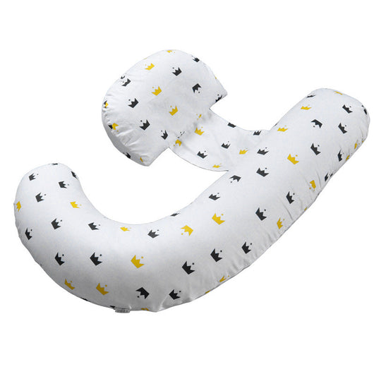 Almohada de Maternidad Tipo F con Soporte para la Cintura - Image 4