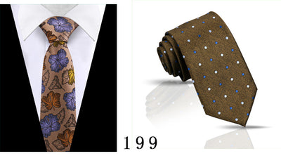 Corbata Casual Ejecutiva de Poliéster Jacquard para Hombre - Image 72