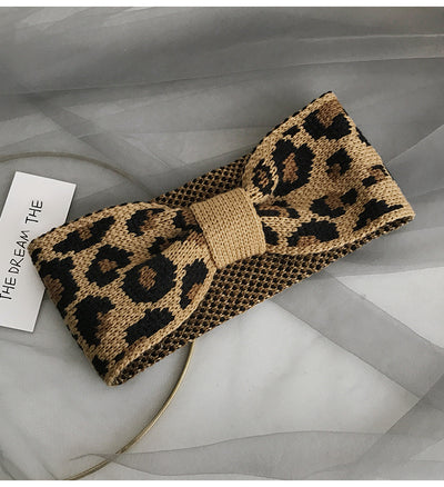 Banda para Cabello Estampado Leopardo Punto Retro con Lado Ancho - Image 10
