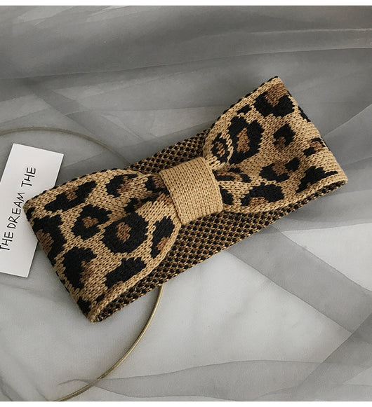 Banda para Cabello Estampado Leopardo Punto Retro con Lado Ancho - Image 10