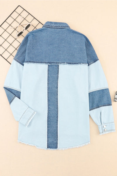 Chaqueta Denim Bloques de Color para Halloween Mujer - Image 12