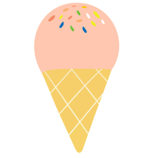 Yellow ice cream cone catnip toy with colorful sprinkles, made from thick flannel and PP cotton. - Image 11