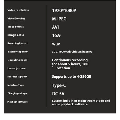 Cámara HD con Clip Magnético Portátil para Grabación - Image 10