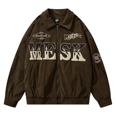 Cardigan Deportivo con Letras Bordadas - Estilo Americano - Image 3