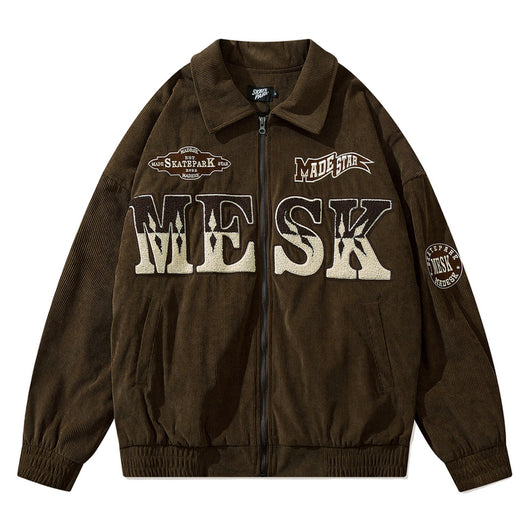 Cardigan Deportivo con Letras Bordadas - Estilo Americano - Image 3