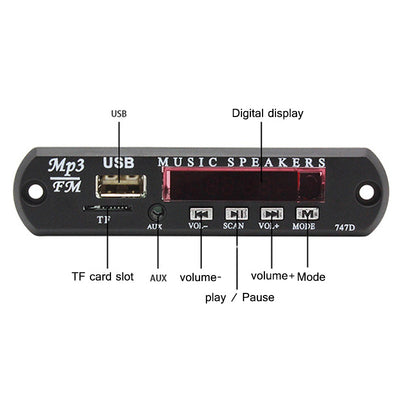 Placa Decodificadora Bluetooth MP3 con Radio FM - Image 11
