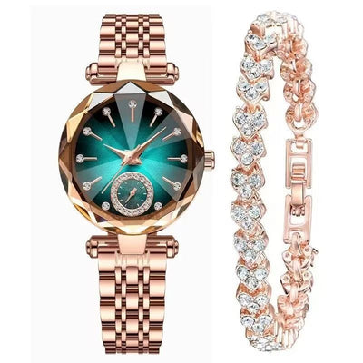 Reloj de Cuarzo Elegante para Mujer con Detalles de Diamante - Image 5