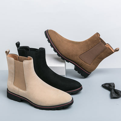 Botas Cargo Tobilleras de Cuero para Hombre - Estilo Casual Versátil - Image 4