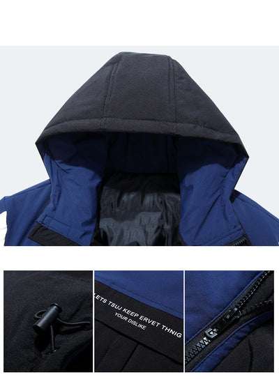 Abrigo de Algodón Grueso con Capucha para Hombre - Protección Térmica Outdoor - Image 11