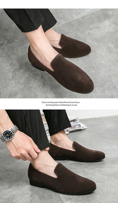 Zapatos de Cuero Británico Mate Gommino para Hombre - Image 15