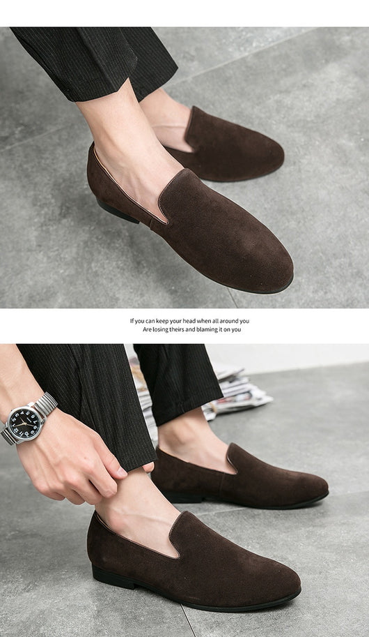 Zapatos de Cuero Británico Mate Gommino para Hombre - Image 15