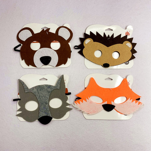 Máscara de Animales de Fieltro para Niños