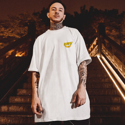 Camiseta Hiphop Suelta Talla Grande Manga Corta para Hombre - Image 11
