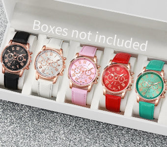 Reloj Geneva Retro de Tres Esferas - Unisex Cuarzo Tendencia - Image 17